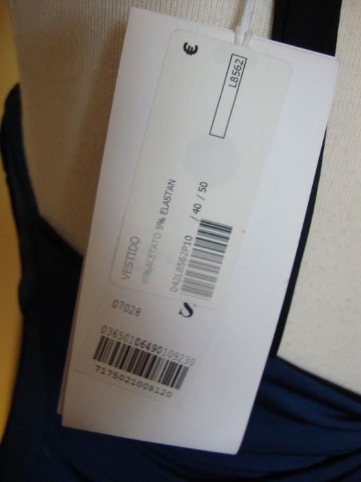 Vestido azul Rossodisera, NOVO