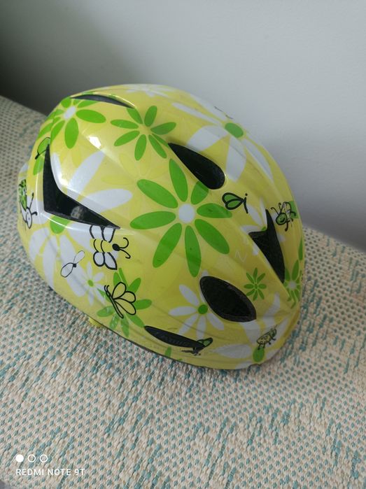 Kask rowerowy dziewczęcy