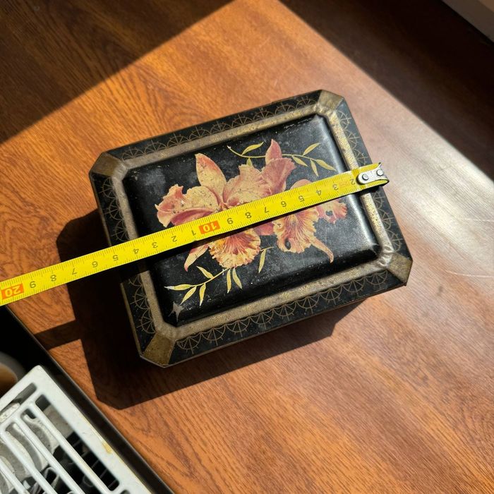 Stara Puszka po kawie Jakobs Art Deco