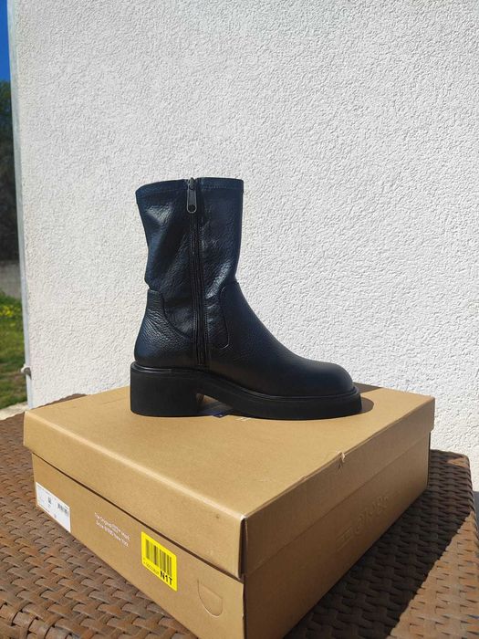 Botas de pele Tommy Hilfiger