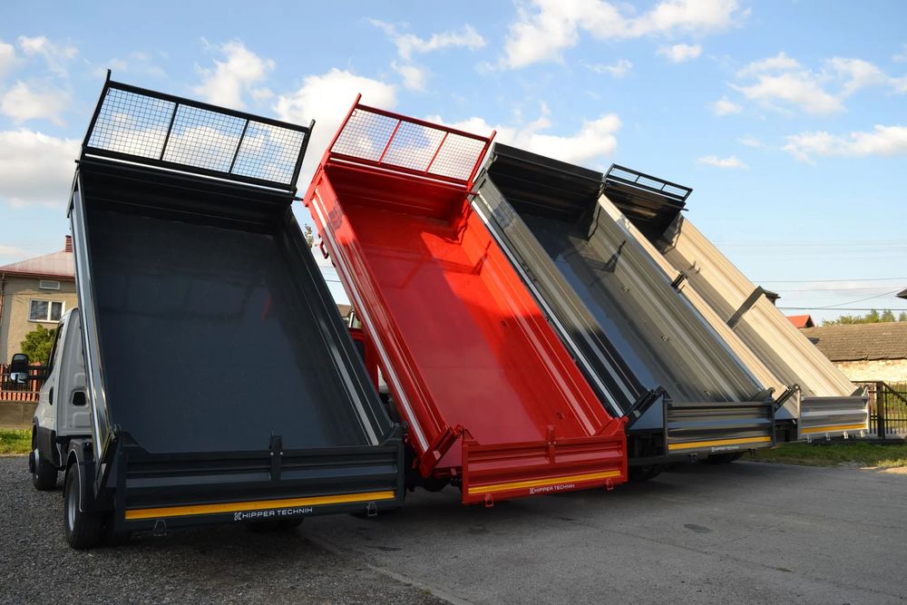 MAN TGM TGL TGS Nowy 3-stronny WYWROT KIPER WYWROTKA PRODUCENT Zabudowa HDS Hakowce  Atego Axor Antos FM FL Eurocargo Midulm Scania KIPPER TECHNIK