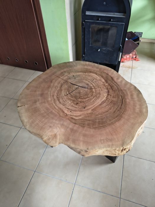 Stolik kawowy lity jesion bardzo solidny