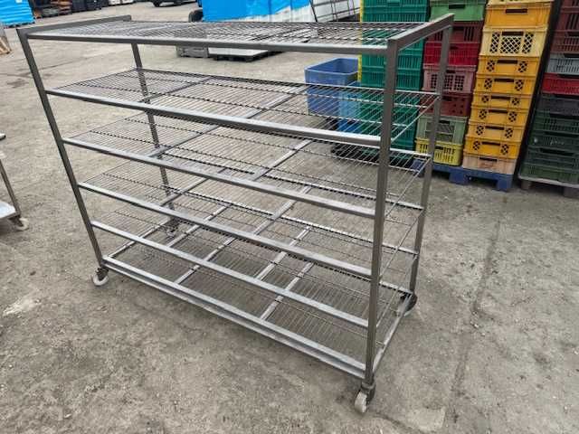 Regał piekarniczy do studzenia pieczywa ze stali kwasoodpornej