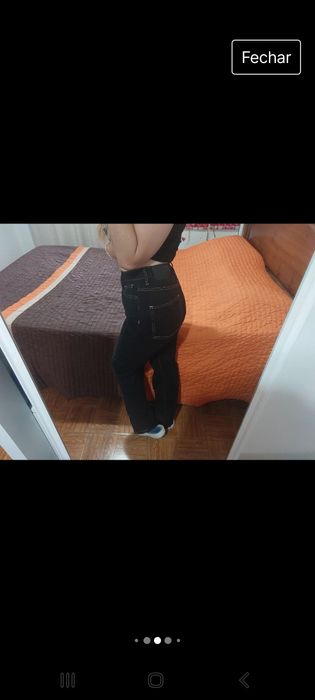 Calças pretas tamanho 34 XS. Everyday jeans. Novas!!