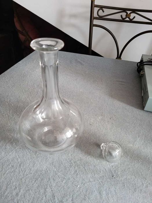 Garrafa Cristal Muito Antiga