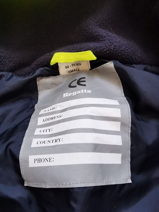 Regatta 911 Thermo Suit With Buoyancy kombinezon wypornościowy  prof