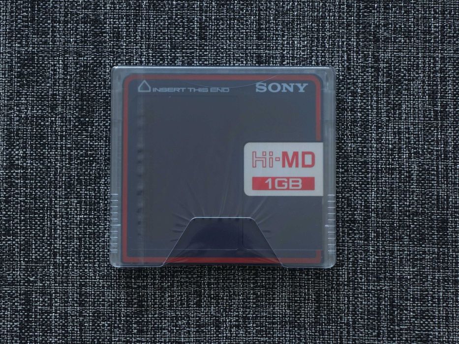 Płyta Sony MiniDisc Hi-MD 1 GB – fabrycznie zafoliowana