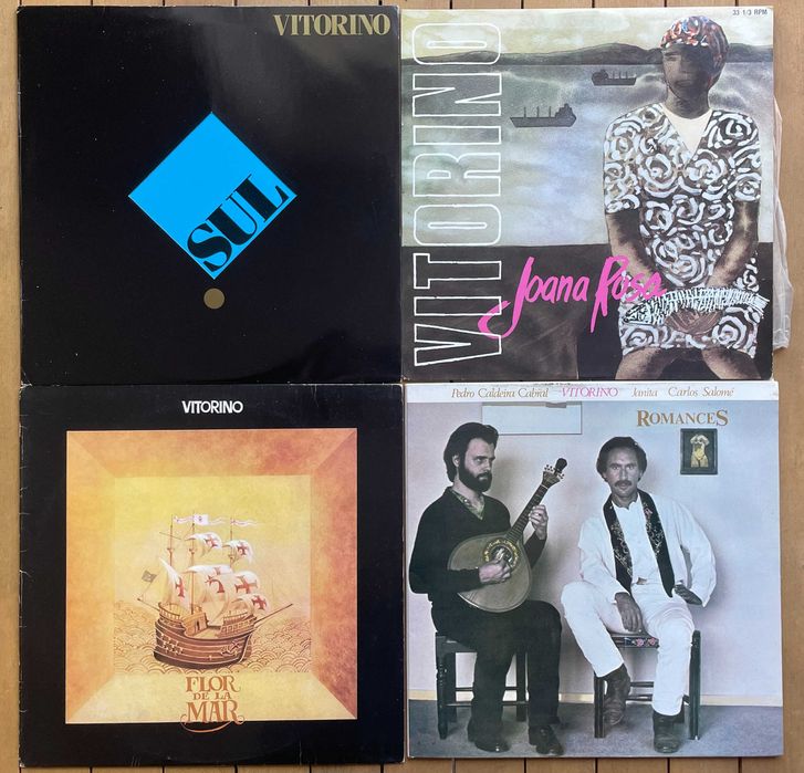 Vários discos de vinil música portuguesa