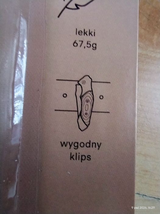 Nóż składany turystyczny stal nierdzewna