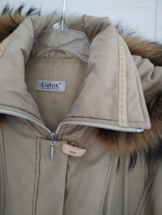Sprzedam kurtkę zimową getex z naturalnym lisem