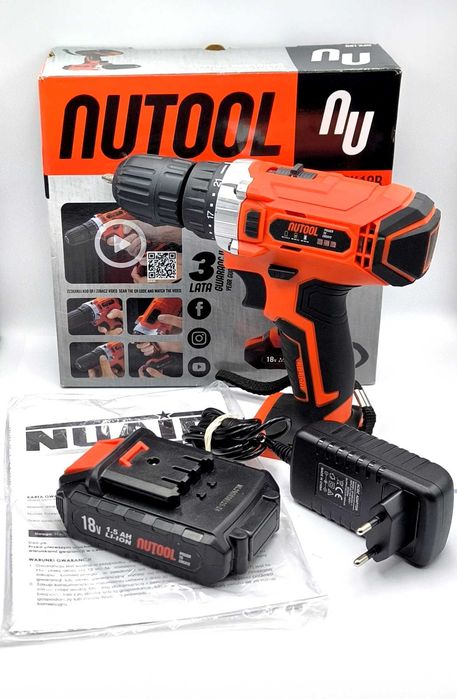 Wkrętarka Nutool NPK18B 18V Li-Ion komplet powystawowa