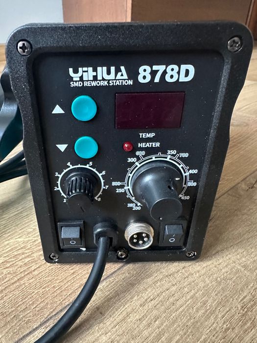 Stacja lutownicza Yihua 878D 2w1 Hot Air lutownica 700W Spawarka