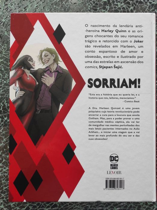 Harleen DC comics Levoir HC banda desenhada
