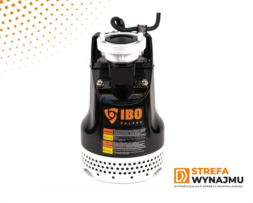 Pompa zatapialna mała pompa szlamowa głębinowa wynajem wypożyczalnia