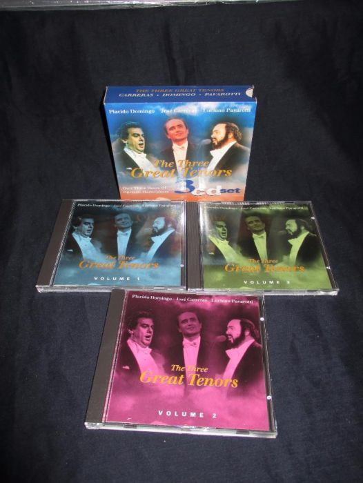 Three Great Tenors três grandes tenores box 3 cd