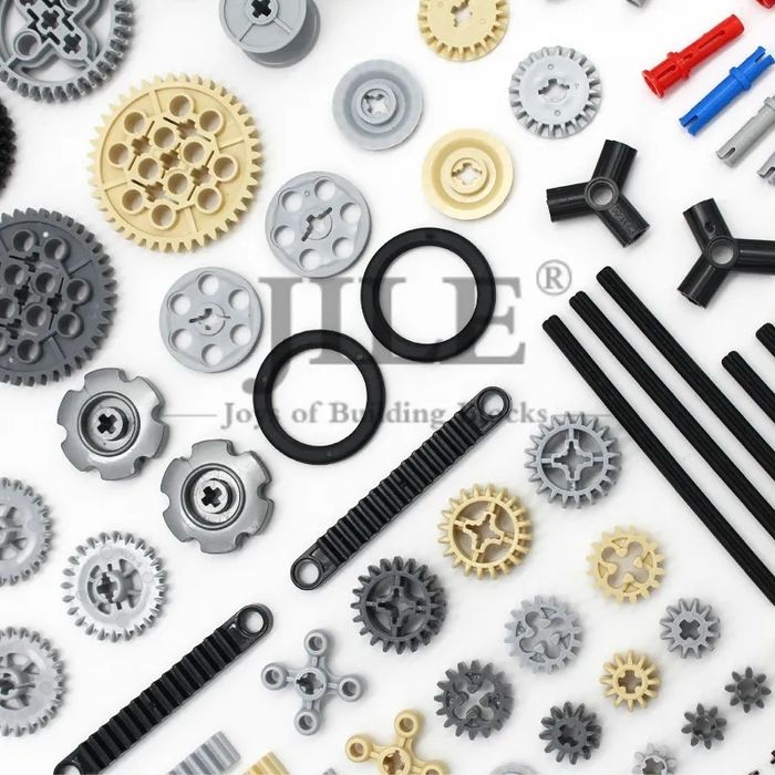 Набір шестерні осі дифференціали деталі Лего технік Lego Technic