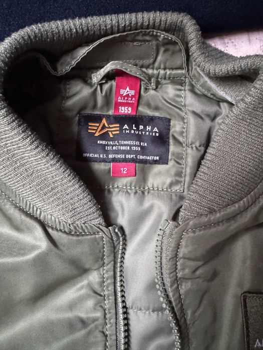 Kurtka alpha industries dziecko 12 lat