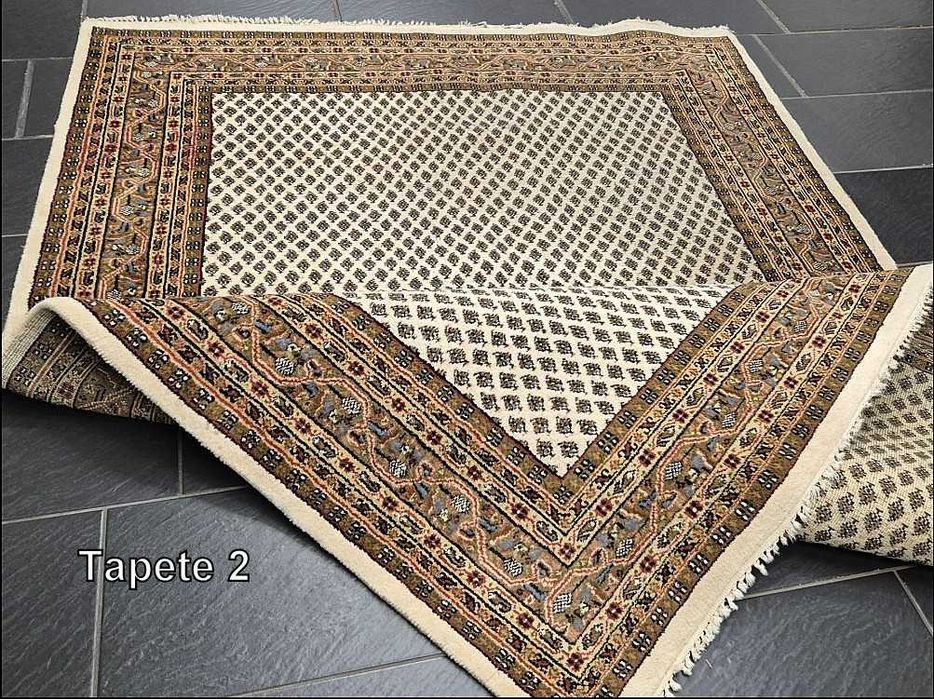 Conjunto de 2 tapetes Persas SAROUGH MIR - Lã s/Algod. - 238cm x 168cm