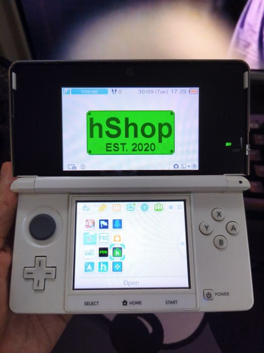 Nintendo 3DS Branca Desbloqueada Homebrew