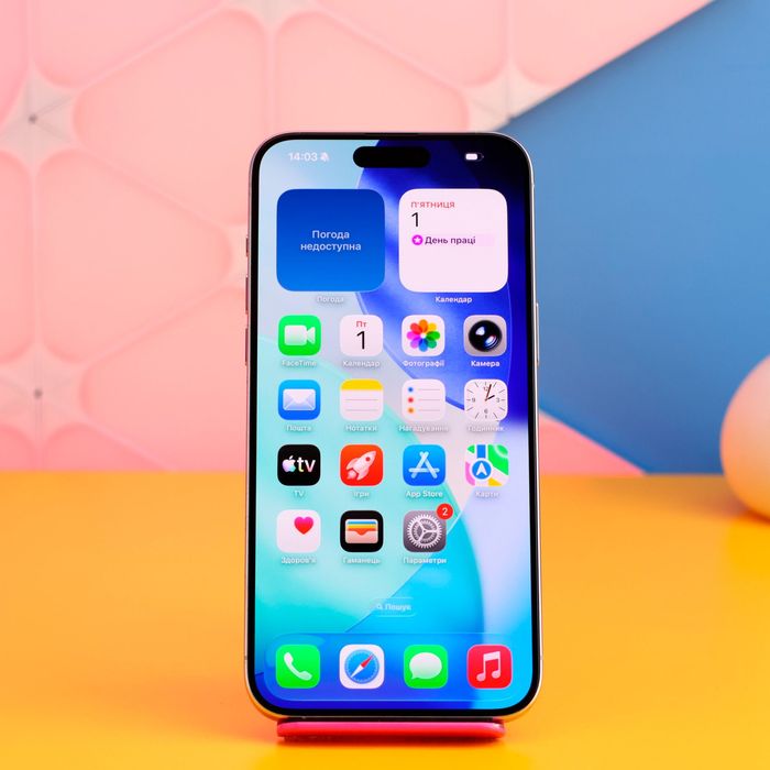 Смартфон Apple iPhone 15 Pro Max 256GB eSIM (164579) Б/У З ГАРАНТІЄЮ