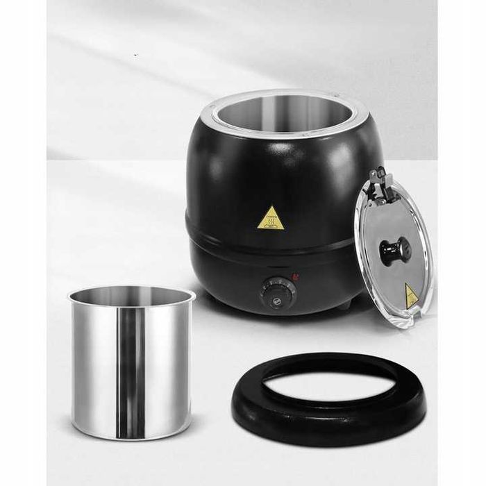 WENMILY kociołek elektryczny do zup 10L podgrzewacz uniwersalny