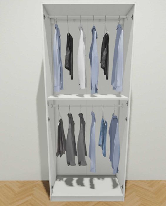 Roupeiro Branco PAX IKEA 236cm x 100cm x 60cm