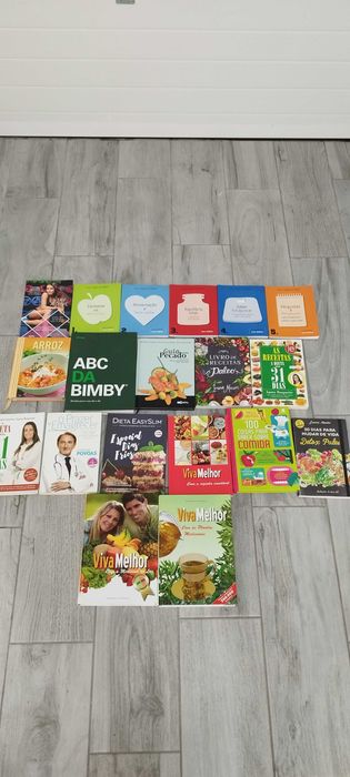 livros de culinaria e dietas