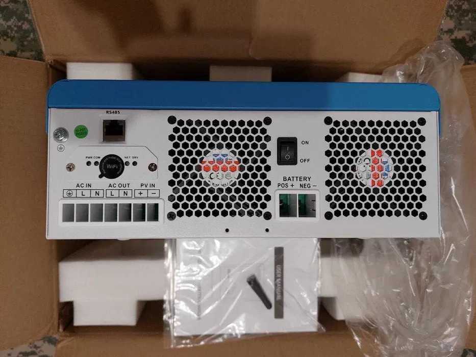 Гибридный Инвертор солнечный ANENJI 6200W 48V Powmr Anern Easun +WI-FI