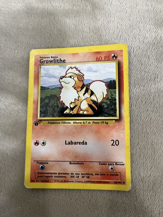 Vendo cartas pokemon (primeira ediçao)