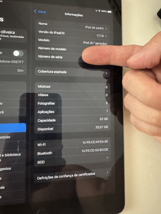 Ipad apple 6 geração
