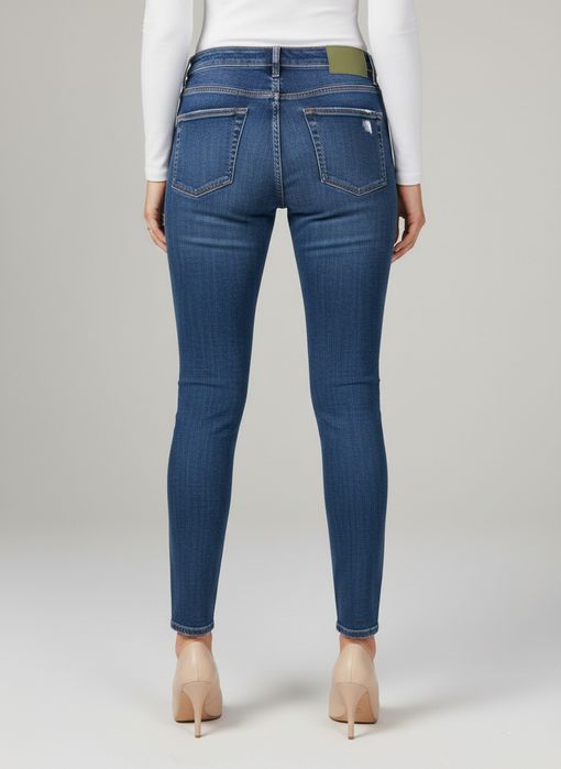 Джинси Bershka Super Skinny 38 розмір Сині Нові