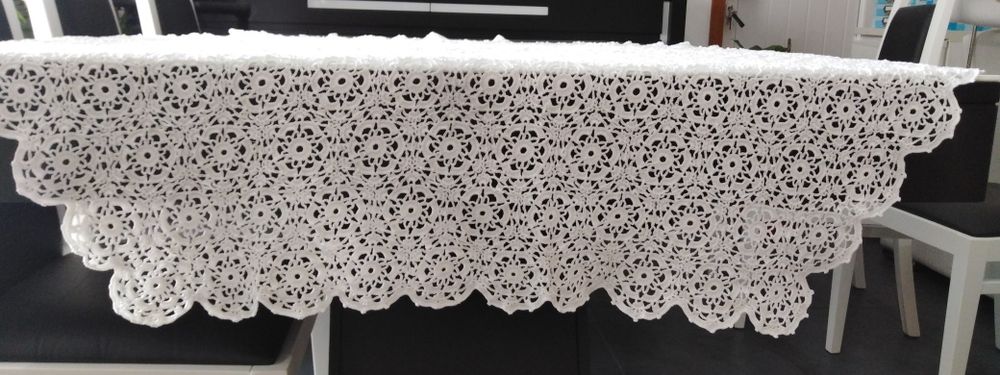 Toalha em renda branca