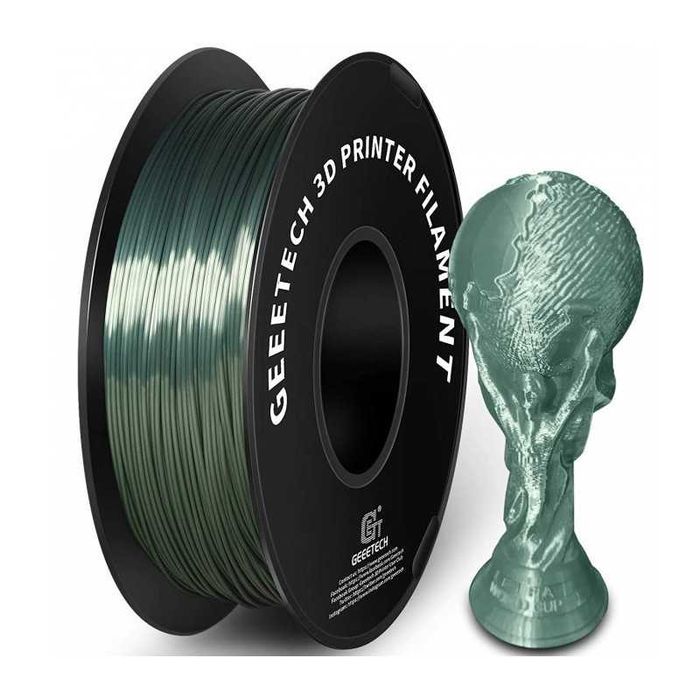 Filamento Pla 1,75mm Silk Dark Green Geeetech