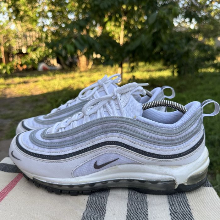 Кроссовки Nike Air Max 97 White/Grey, 44 размер, Оригинал, Кросівки