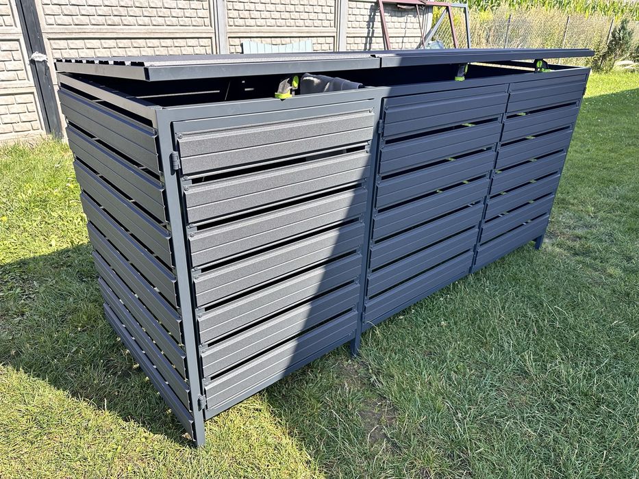 Zabudowa koszy,śmietników ,pergola konstrukcje stalowe