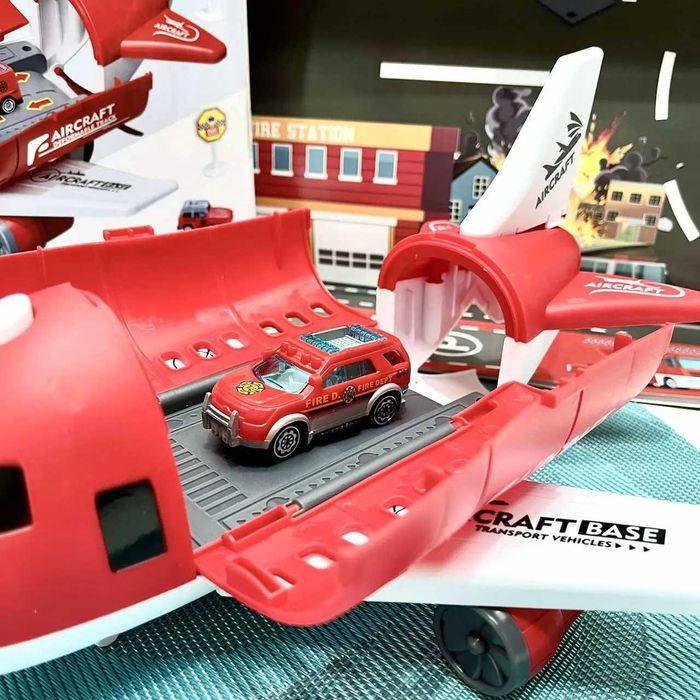 Літак-парковка Самолет-гараж Пожежна техніка (8825 A)