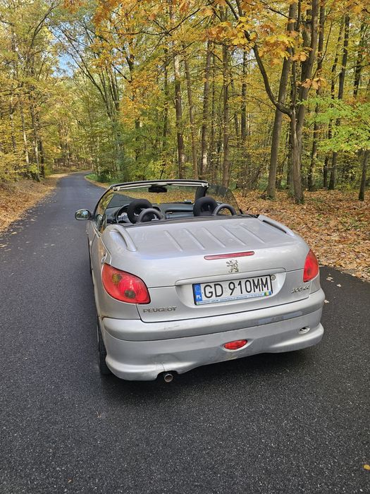 Zamienię Peugeot 206cc 1.6 Gaz