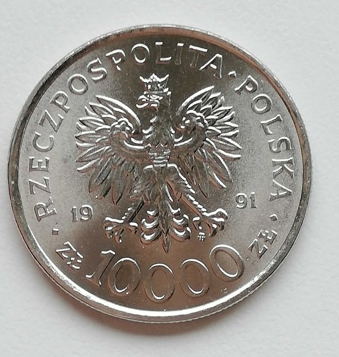 Moneta 10.000 zł  200 Rocznica Konstytucji 3 Maja stan SM na prezent