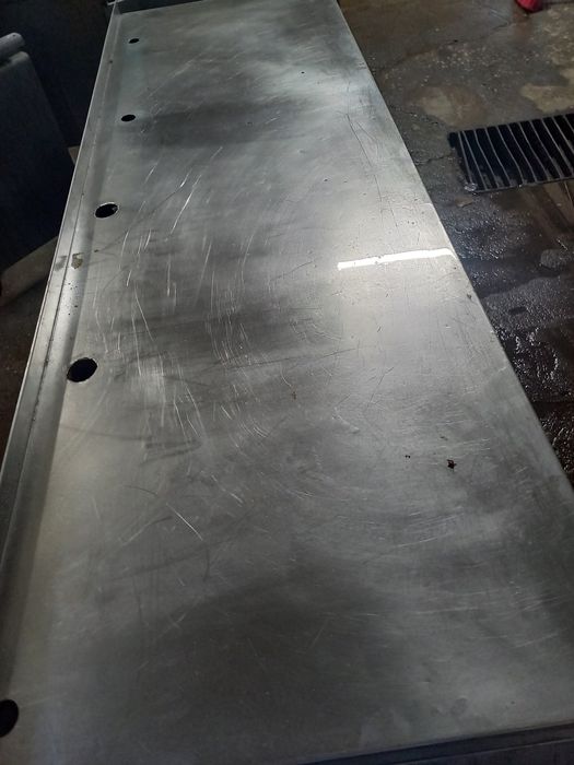 Bancada baixa cozinha inox