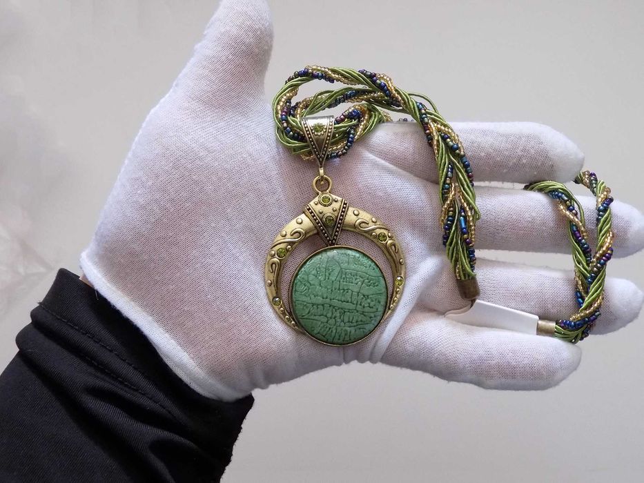 Етнічні намиста з розкішними підвісками, стиль бохо, чокер кольє 1 шт.