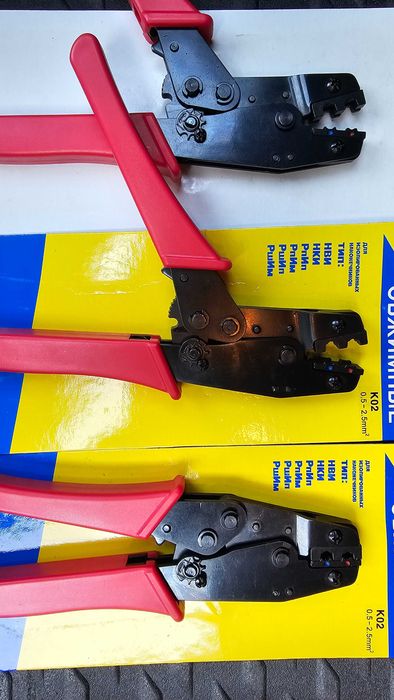 Кримпер; Кліщі обжимні; Клещи обжимные IEK К0-2 (TKL10-D05-D25)