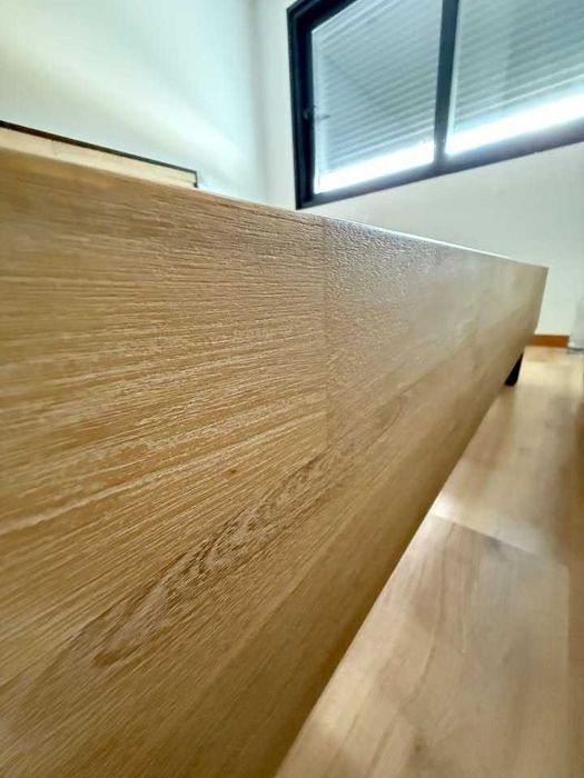 Cama de casal madeira + estrado