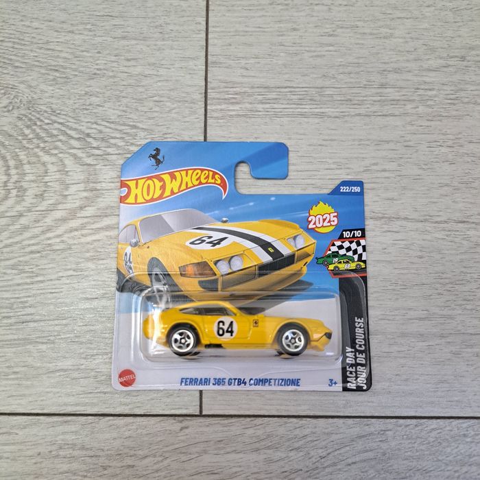Samochodzik Hot Wheels Ferrari 365 GTB4 Competizione JBC19