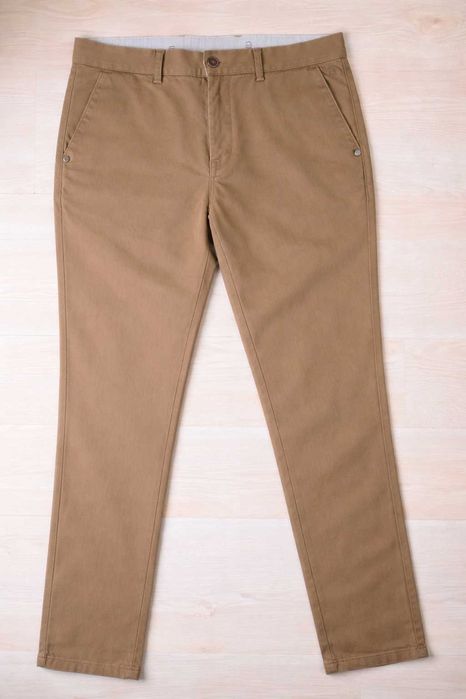 Spodnie chino Lancerto Dennis – nowe, beżowe