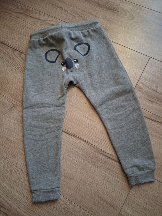 Spodnie dresowe ocieplane r.86/92