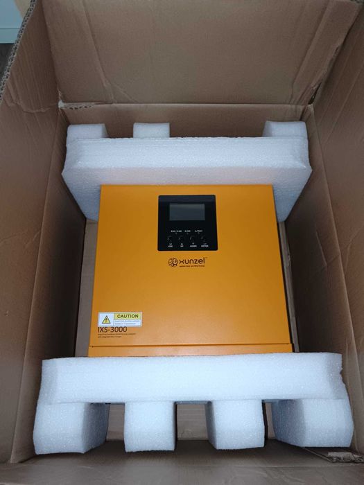 Inversor Xunzel e 2 baterias sistema fotovoltaico