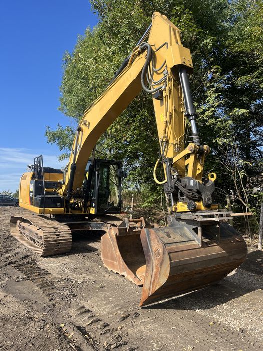 cat 323 EL  koparka gąsienicowa rototilt ,system 3D