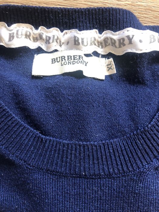 Sweter burberry L wełna i kaszmir