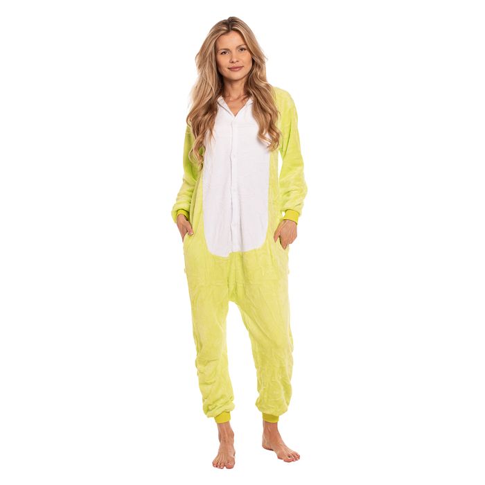 Piżama Damska Kigurumi Onesie Kostium Żaba Zielona 145-155 cm S