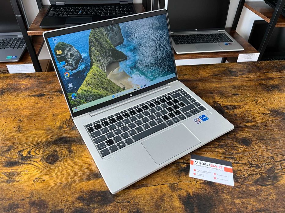 JAK NOWY | Laptop HP ProBook 640 G8 i5-1145G7 (11-gen.) 16GB 512GB NVMe SSD 14" FHD IPS p.klaw LAN Windows 11 Professional + PTM